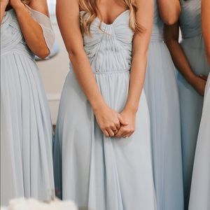 Morilee blue bridesmaid dress!